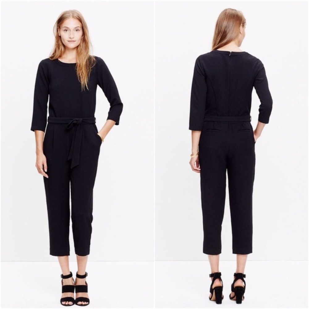 Madewell Sloan Black Jumpsuit